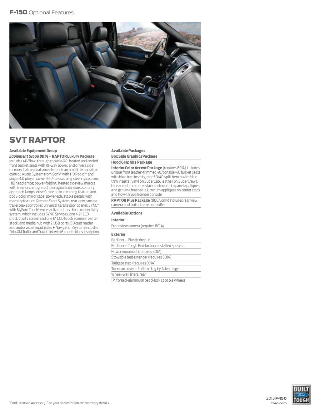 2013 ford _f150_brochure