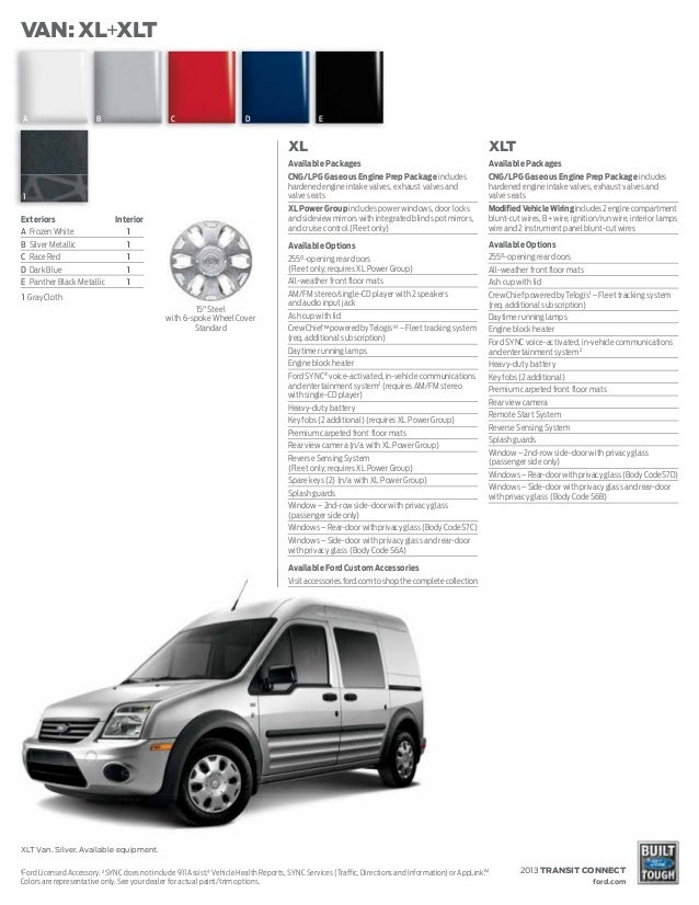 ford transit connect brochure