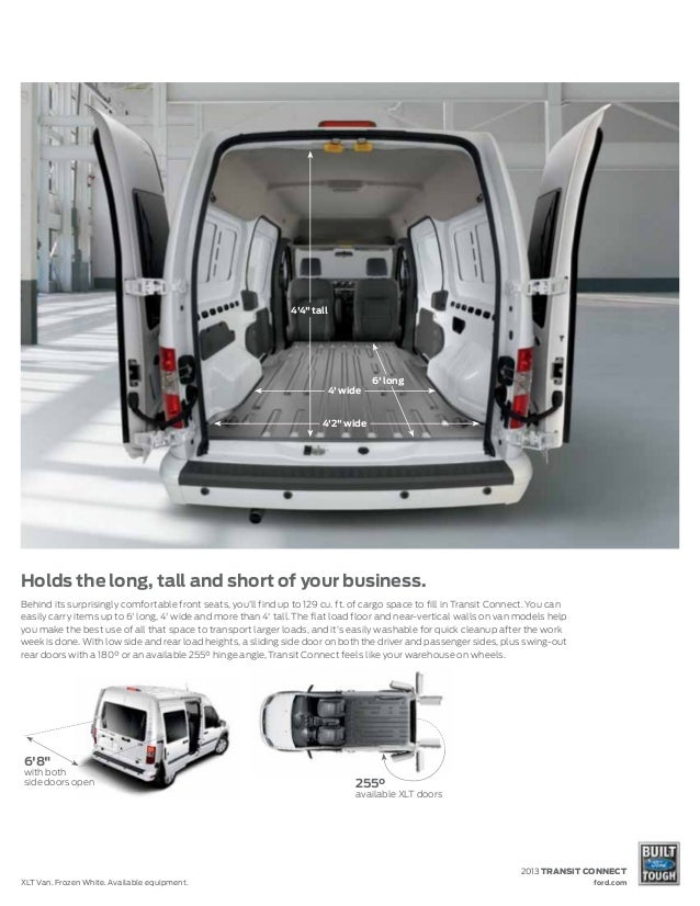 2013 Ford Transit Connect Brochure Wa Kent Ford Dealer