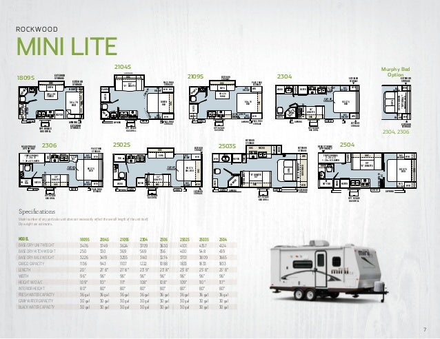 2013 Forest River Rockwood Mini Lite Travel Trailer