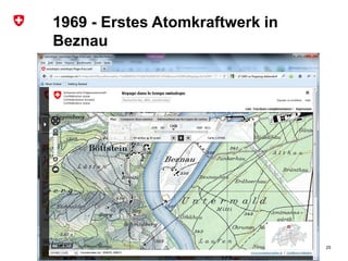 Bundesamt für Landestopografie swisstopo
1969 - Erstes Atomkraftwerk in
Beznau
25
 