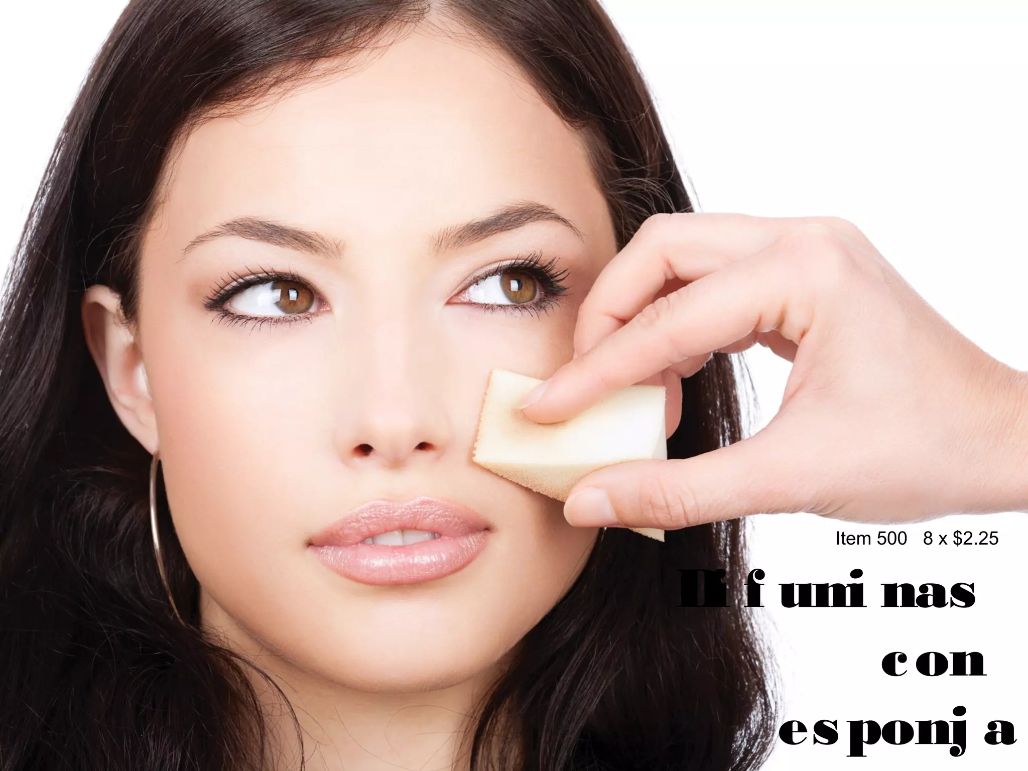 Di f umi nas
con
esponj a
Item 500 8 x $2.25
 