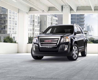 Terrain slt-2 IN carbon black metallic shown with available equipment.
 