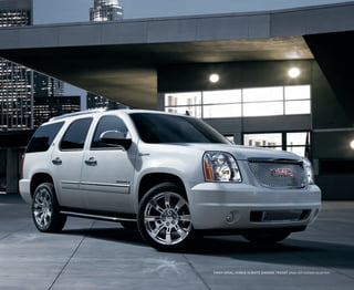 YUKON DENALI HYBRID IN WHITE DIAMOND TRICOAT shown with available equipment.
 