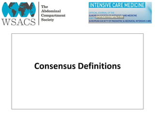 Consensus Definitions
 