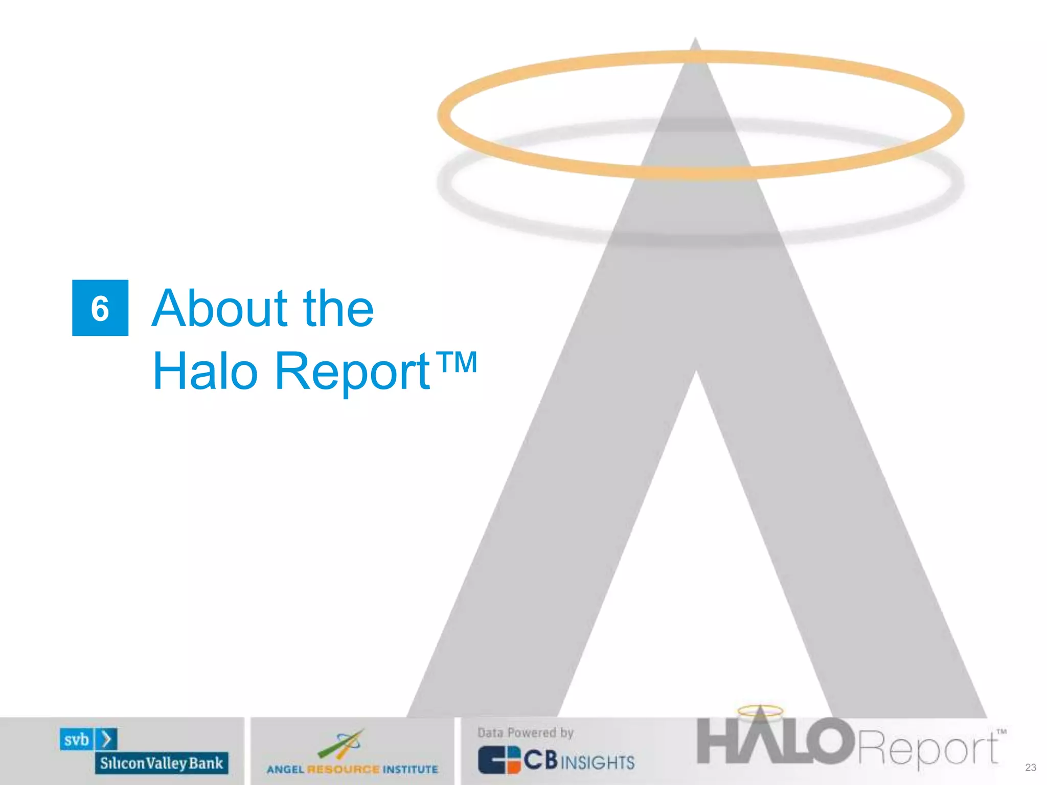23
About the
Halo Report™
6
 