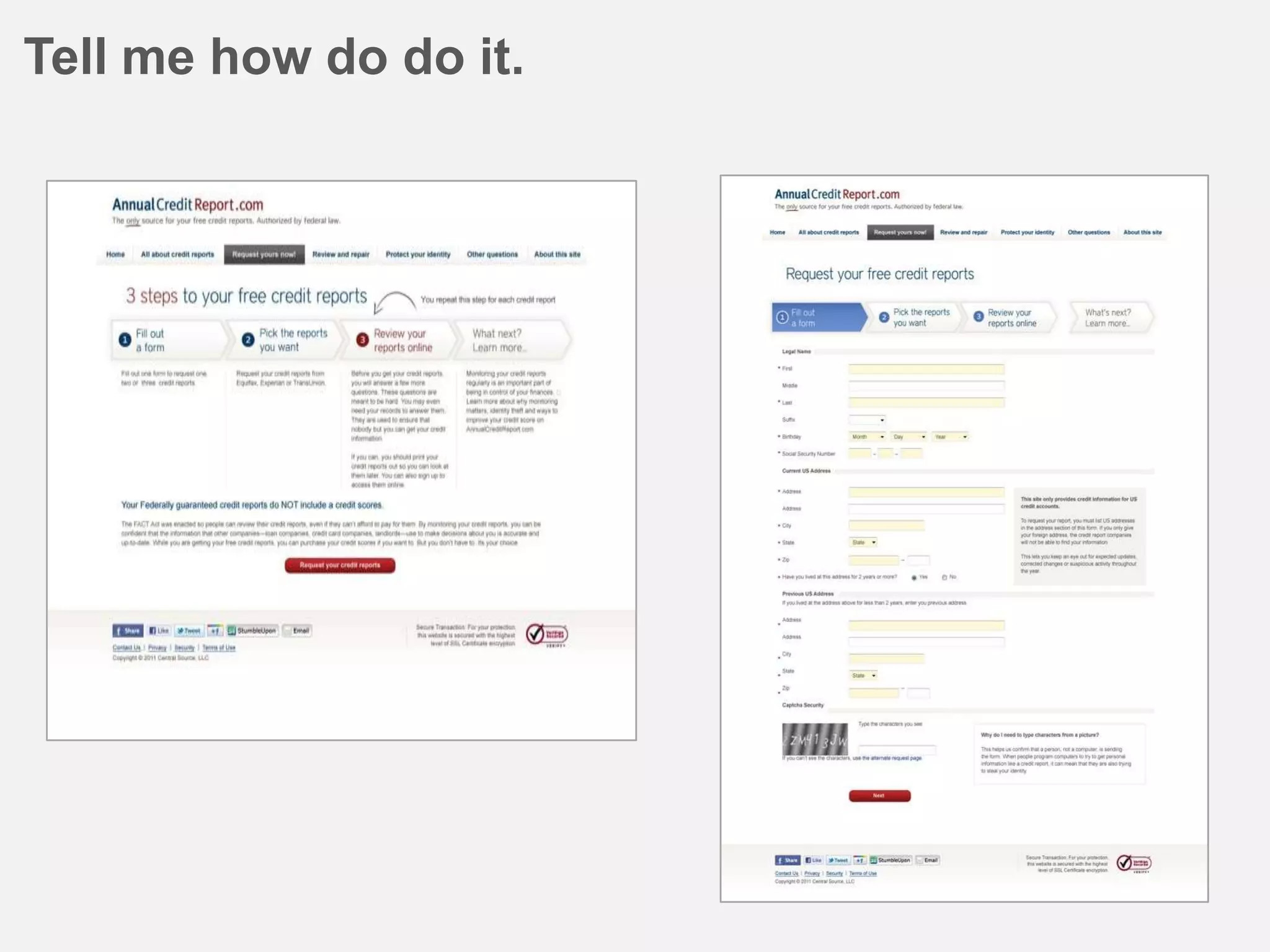 Tell me how do do it.
 