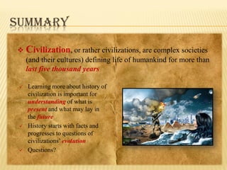 2013 History of Civilization - An Intro | PDF