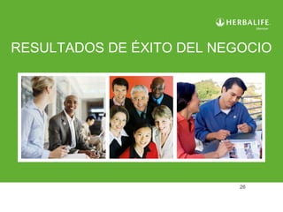 RESULTADOS DE ÉXITO DEL NEGOCIO

26

 