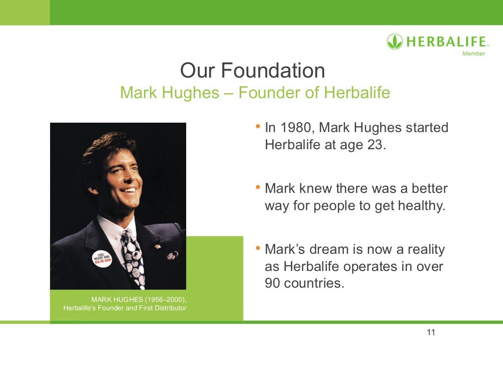 Herbalife Opportunity slide presentation from Herbalife