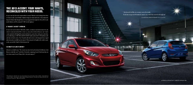 Hyundai Of St Augustine >> 2013 Hyundai Accent Brochure FL | Hyundai dealer serving ... Hyundai Of St Augustine >> 2013 Hyundai Accent Brochure FL | Hyundai dealer serving ...