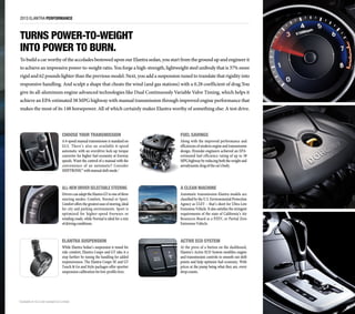 2013 Hyundai Elantra Brochure Glenbrook Hyundai Happy Car Store Fort