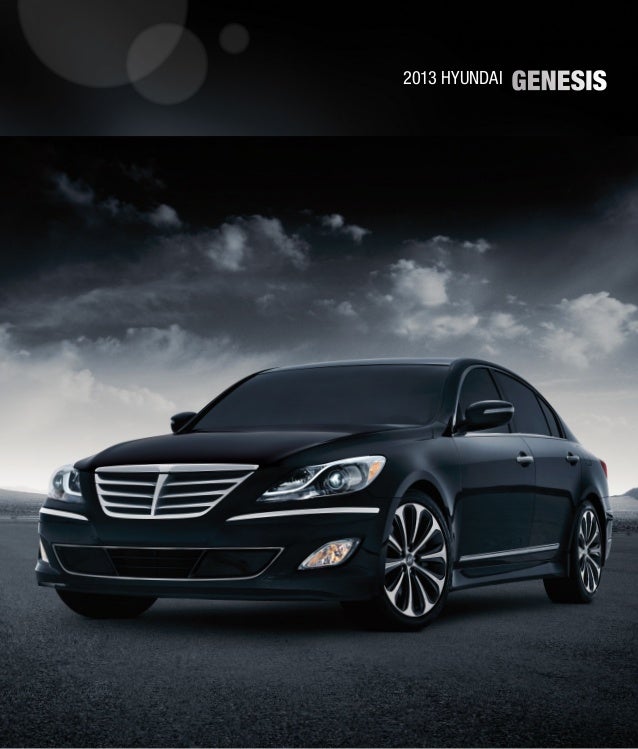 2013 Hyundai Genesis Brochure Glenbrook Hyundai Happy Car