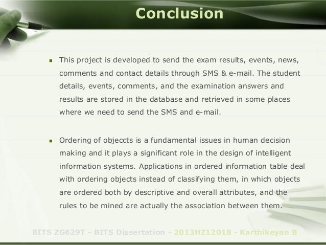 dissertation final presentation A short guide to writing your final year project report or msc dissertation february 2011 typesetting rules for report presentation - 3 - 1 introduction this guide is meant to help you produce a good final year project report or msc dissertation. dissertation final presentation A short guide to writing your final year project report or msc dissertation february 2011 typesetting rules for report presentation - 3 - 1 introduction this guide is meant to help you produce a good final year project report or msc dissertation.