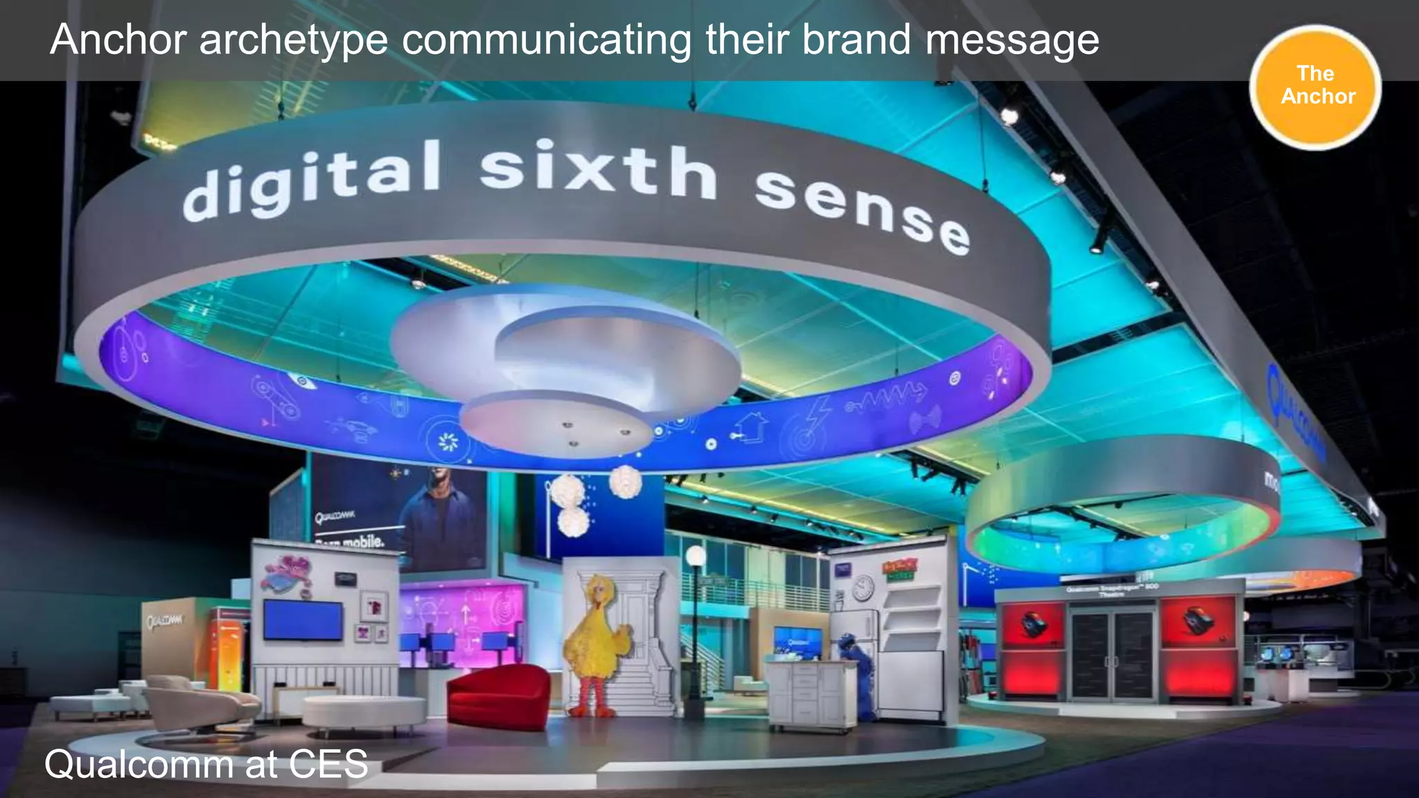 Anchor archetype communicating their brand message
The
Anchor

Qualcomm at CES

 