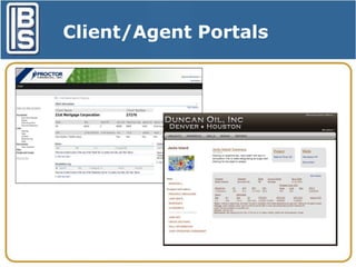 Client/Agent Portals

 