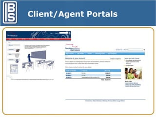 Client/Agent Portals

 
