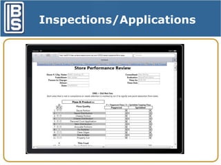 Inspections/Applications

 