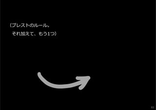 （ブレストのルール。
それ加えて、もう1つ）

83

 