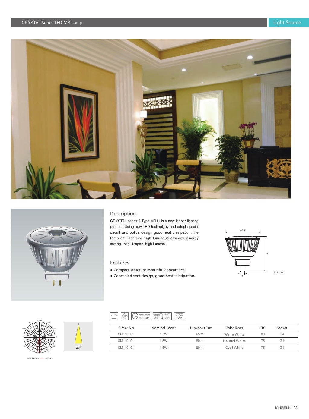 2013 indoor lighting product catalogue