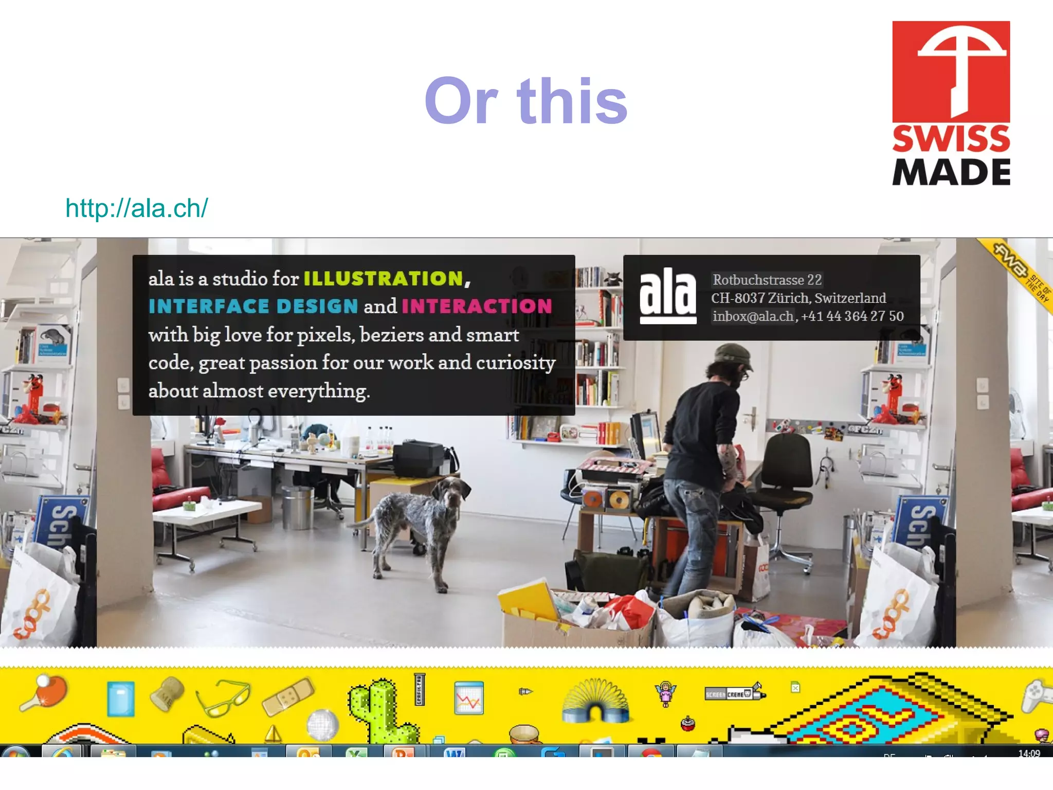 Or this
http://ala.ch/
 