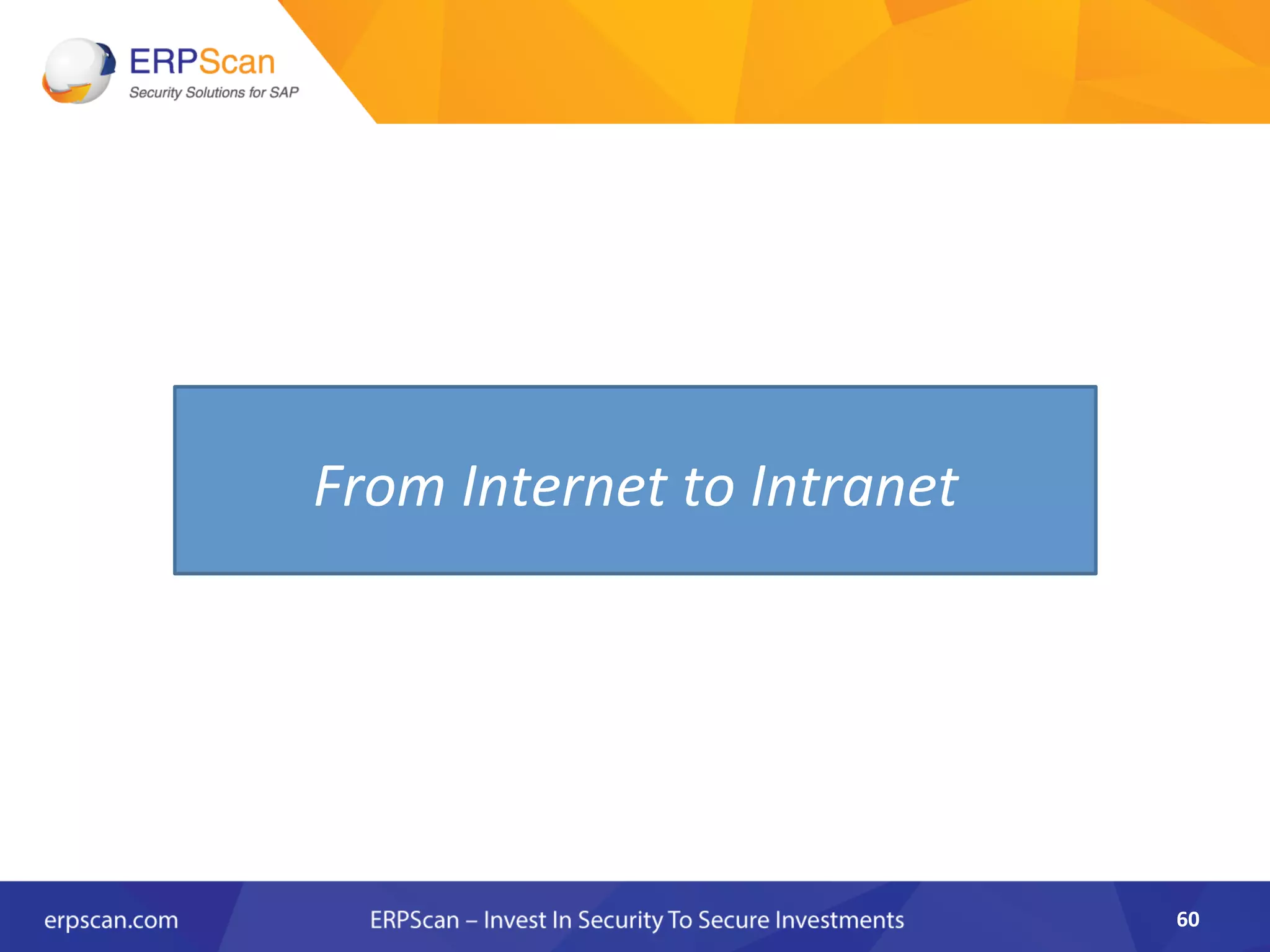 60	
  
From	
  Internet	
  to	
  Intranet	
  
 
