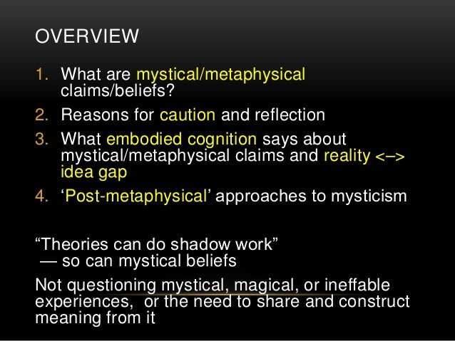 Dissertations Concerning Mysticism applied mysticism a metaphysical dissertation