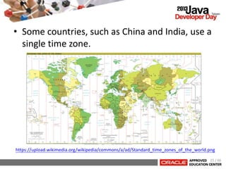 • Some countries, such as China and India, use a
single time zone.
https://upload.wikimedia.org/wikipedia/commons/a/ad/Standard_time_zones_of_the_world.png
25 / 66
 