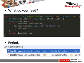• What do you need?
• Period.
44 / 66
 