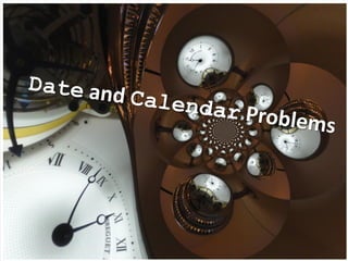 Joda-Time & JSR 310  –  Problems, Concepts and Approaches