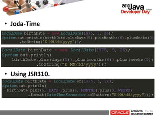 Joda-Time & JSR 310  –  Problems, Concepts and Approaches