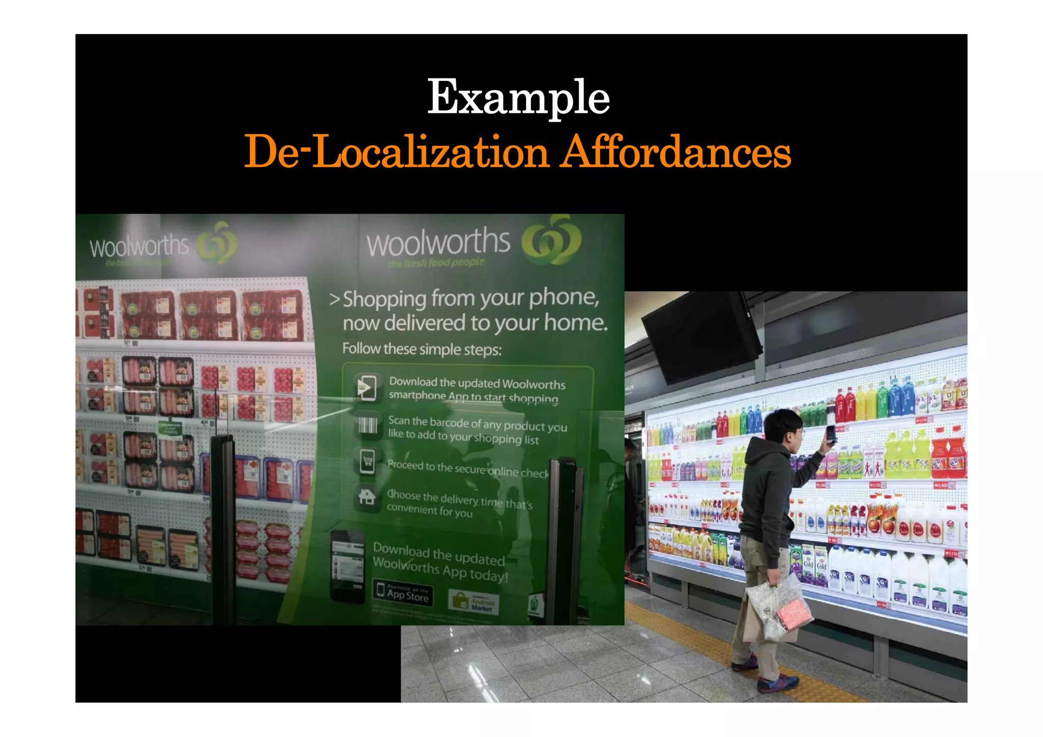 Example
            p
De-Localization Affordances
 