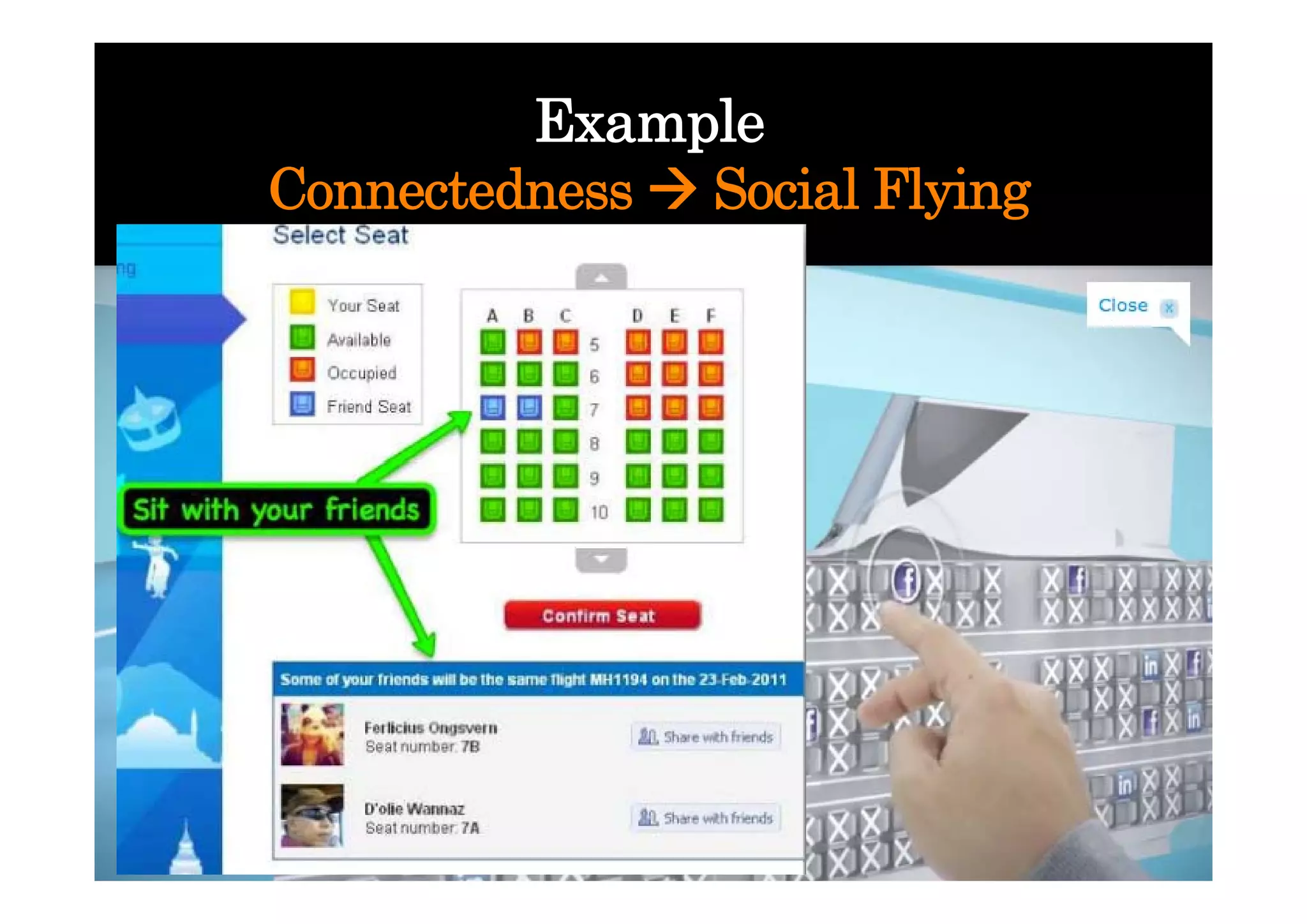 Example
             p
Connectedness   Social Flying
 