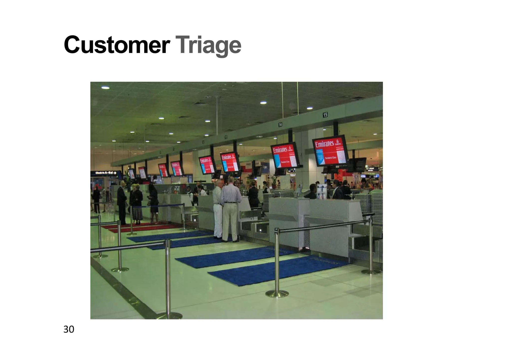 Customer Triage
             g




30
 