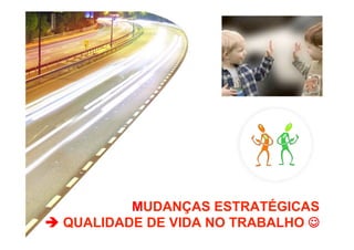 MUDANÇAS ESTRATÉGICAS
è QUALIDADE DE VIDA NO TRABALHO J

 