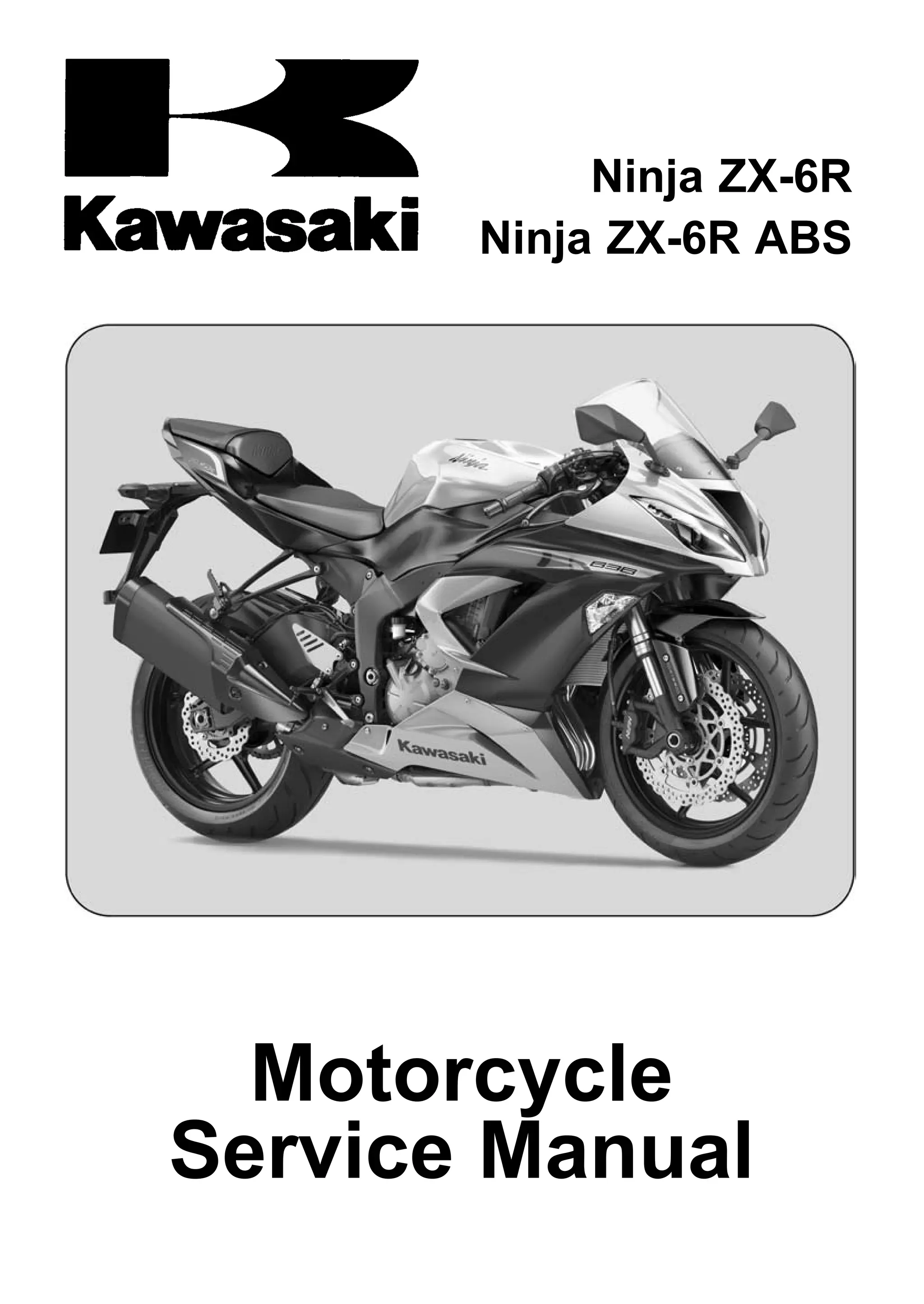 2013 kawasaki zx636 fd service repair manual | PDF