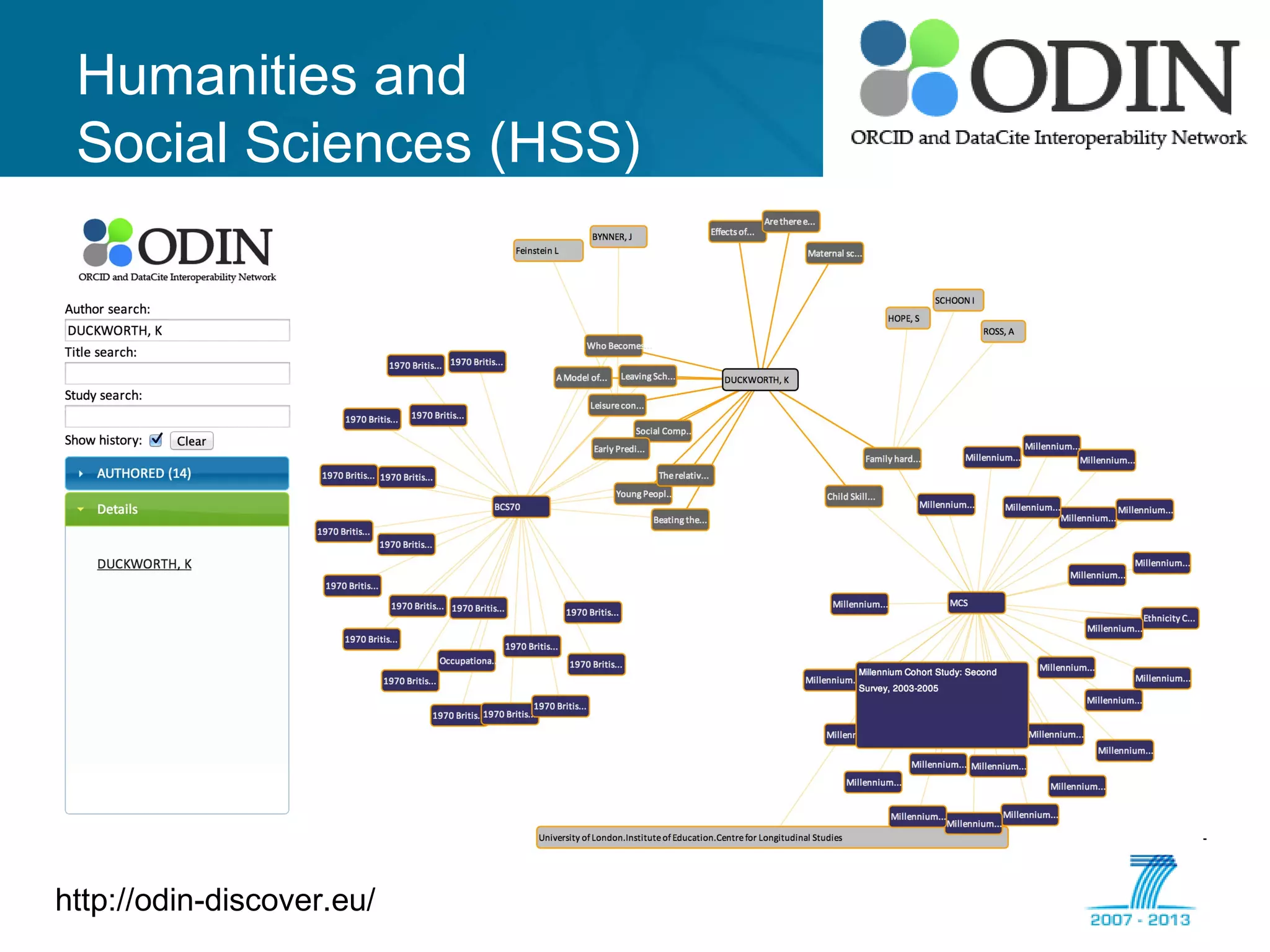 Humanities and
Social Sciences (HSS)
http://odin-discover.eu/
 