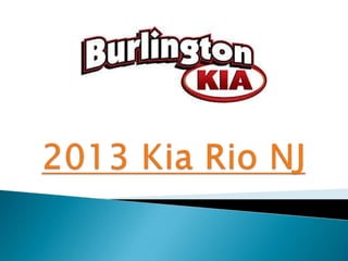 2013 Kia Rio NJ