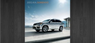 2013 Kia Sorento Brochure FL | Pensacola Kia Dealer