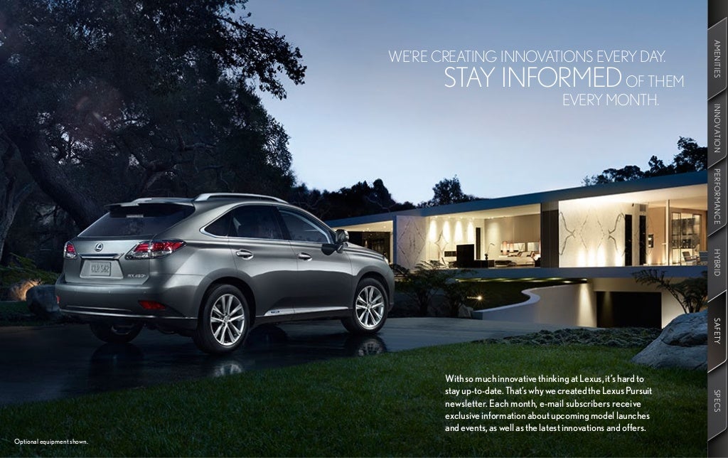 2013 Lexus RX Brochure KY Louisville Lexus Dealer