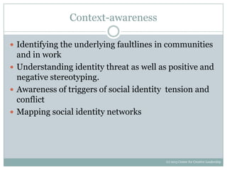 Making Social Identity Part of Community Leadership Development