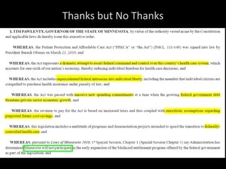 Thanks but No Thanks
 