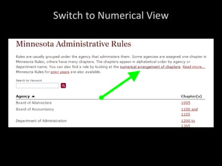 Switch to Numerical View
 