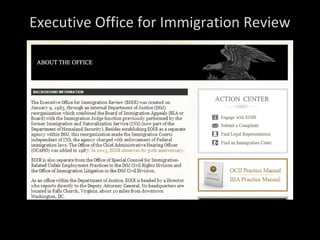 Executive Office for Immigration Review
 