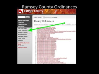 Ramsey County Ordinances
 