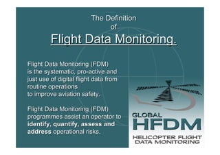 IHST - Helicopter Flight Data Monitoring | PDF