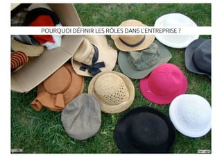 POURQUOI DÉFINIR LES RÔLES DANS L’ENTREPRISE ?
 