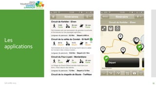 Les
applications
Juin Juillet 2013 35
 