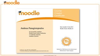 Copyright 2013 © Martin Dougiamas - CC SA
 