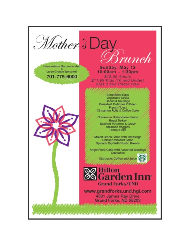 Hilton Garden Inn Grand Forks Und Mother S Day Ad